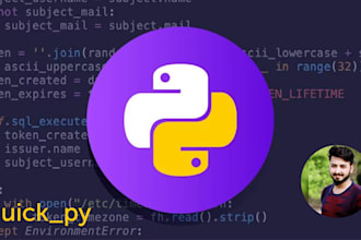 write a custom python script, code and programs