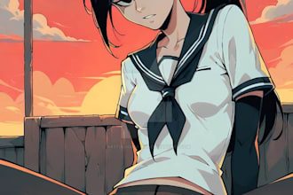 draw sfw, nsfw, furry too in anime, manhwa style using ai