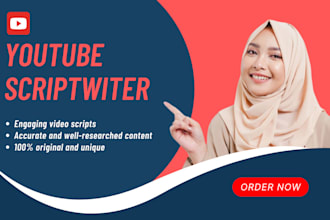 be your professional youtube scriptwriter for cash cow videos