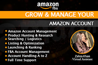 be your expert amazon fba virtual assistant