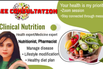 be your clinical nutritionist specially for chronic disease