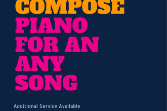 create piano backing track, remake, for karaoke