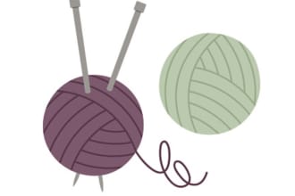 design a modern amazing knitting logo with new concepts