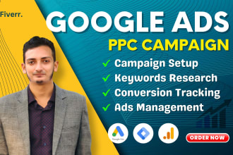 setup and guide google ads adwords PPC campaigns as a digital marketing expert