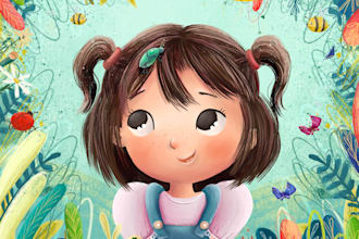 create a whimsical children story book illustration for you