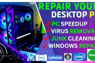 repair, fix optimize windows 10 windows 11 troubleshoot computer laptop remotely