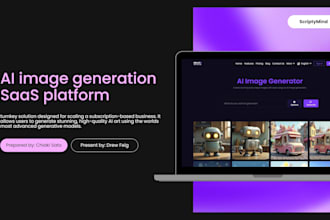 create an automated ai image generation saas platform