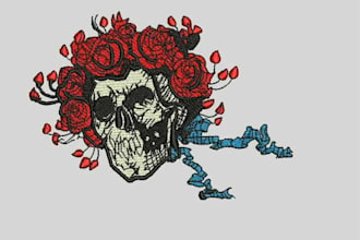do embroidery digitizing logo into dst pes emb files