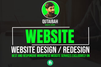 do customization, redesign, and full website creation