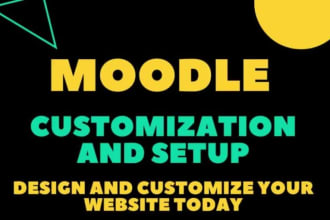 do moodle installation, upgrades, migration, customization,lms, elearning, cloud