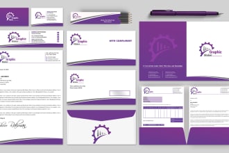 design business card, letterhead and stationery items
