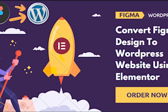 convert figma to wordpress website, figma to elementor website