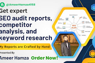 provide expert SEO audit reports, competitor analysis, and keyword research
