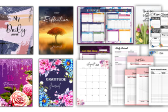 design and fix design amazon kdp journals planners, notebooks, books