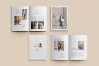 do modern digital product catalog,retail sell sheet eye catchy lookbook,brochure