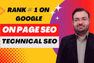 optimize website onpage technical SEO service wordpress shopify and wix