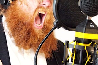 be your male character voice over artist