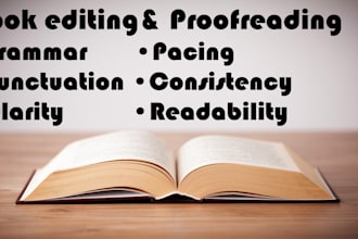 provide book editing and proofreading