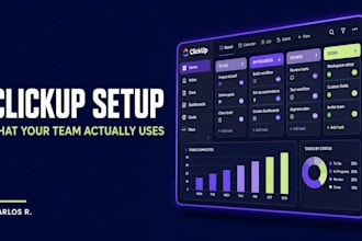 set up clickup as your business operating system with automations