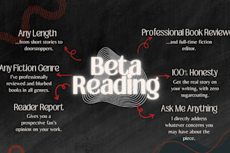 beta read your novel and provide detailed feedback