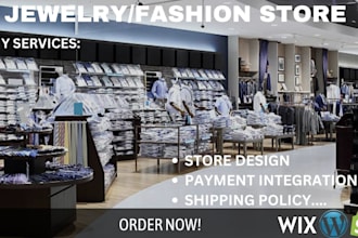design woocommerce website, shopify, dropshipping store