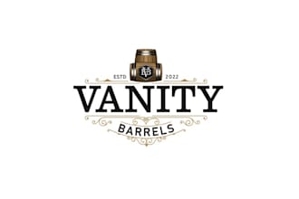modern company logo bourbon brand