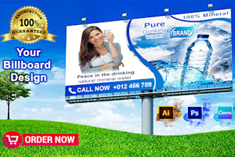 design billboard banner, roll ups banner, and signage design