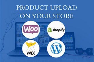 upload products to shopify or woocommerce store