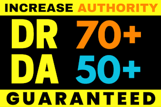 increase domain authority moz da domain rating ahrefs DR fast