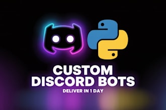 create custom discord bot using python and javascript
