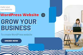 do wordpress website ,ecommerce web and well design business website