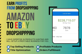 do amazon to ebay dropshipping top listings