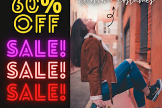 design high converting facebook ads pic for you
