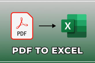 convert PDF files to excel or any image