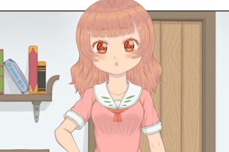 draw anime girl for you