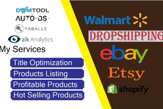 do walmart to ebay, etsy and shopify dropshipping