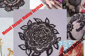 do and teach you mehndi designing for you