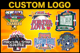 make custom all star game, world series mlb logo  ,embroidery