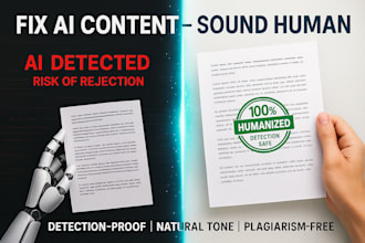 detect, edit and humanize ai generated content