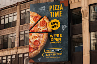 design billboards, roll ups, banners, yards, signage banners