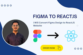 convert figma design to reactjs website