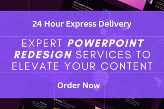 provide expert powerpoint redesign services to elevate your content
