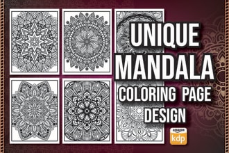 make mandala coloring book pages for amazon kdp