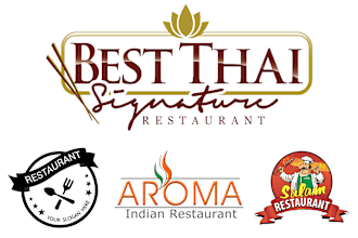 make restaurant, bakery, and fast food business logo design