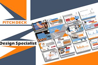 design a stunning pitch deck for business and startup