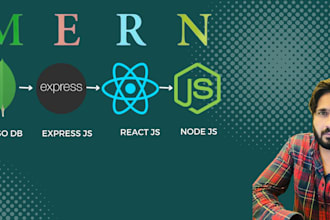 be mern stack, full stack developer using react, node, mongodb integration