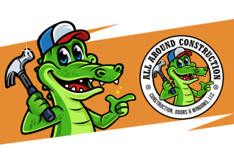 design cartoon logo, funny mascot, animal and food character
