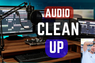 clean up denoise edit your audio or sound in video