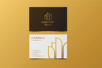 do modern, minimalist, creative, luxury business card and stationary design