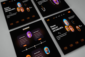 design website UI UX mockup, homepage, landingpage in figma